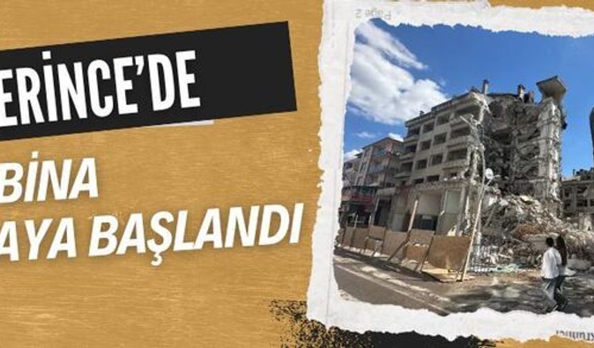 Derince'deki o binalar yıkılıyor