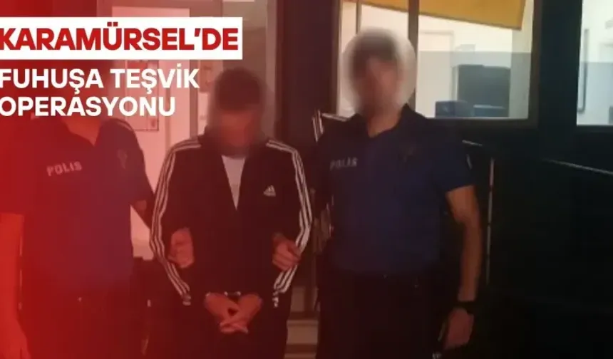 Karamürsel'de fuhuşa aracılık eden şahıs yakalandı