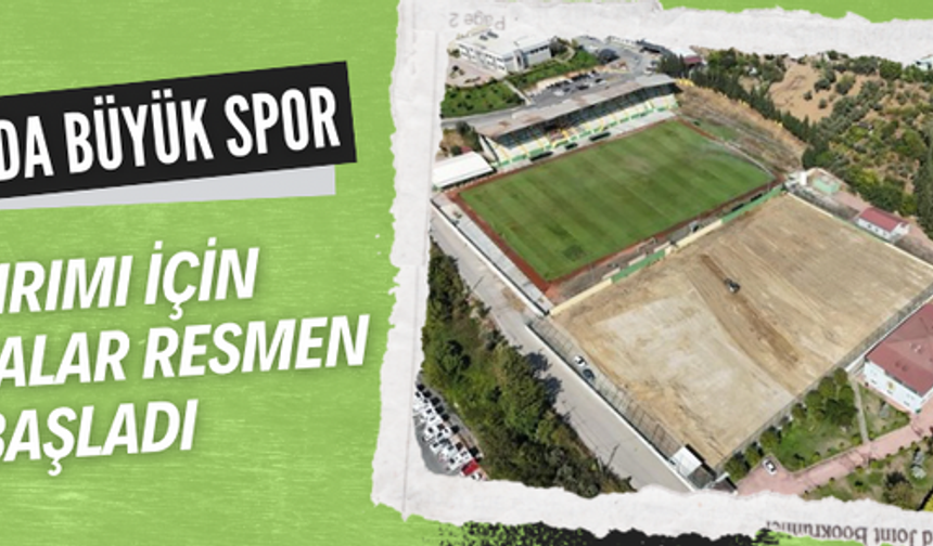 Darıca'da büyük spor yatırımı için çalışmalar resmen başladı