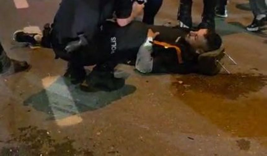 Başiskele’de Ehliyetsiz Sürücü Kuryeye Çarptı