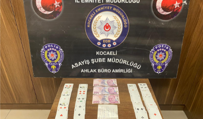 Dilovası’nda Kahvehaneye Kumar Baskını