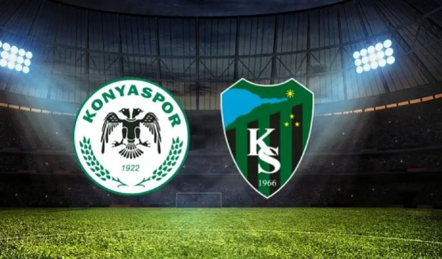 Konyaspor - Kocaelispor maçında İlk 11’ler netleşti! Zorlu 90 dakika başlıyor