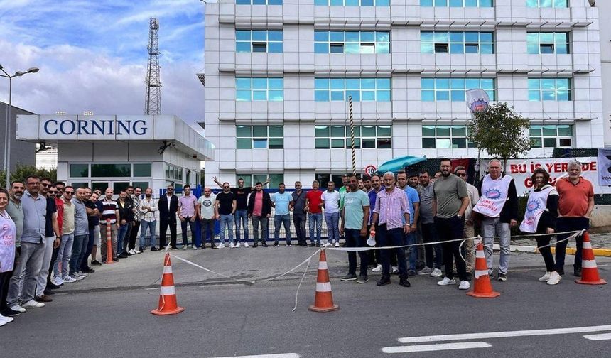 Kocaeli Gebze’de Corning Kablo fabrikası kapandı: 141 işçi işsiz kaldı