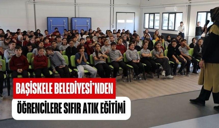 Başiskele Belediyesi’nden okullarda sıfır atık seferberliği
