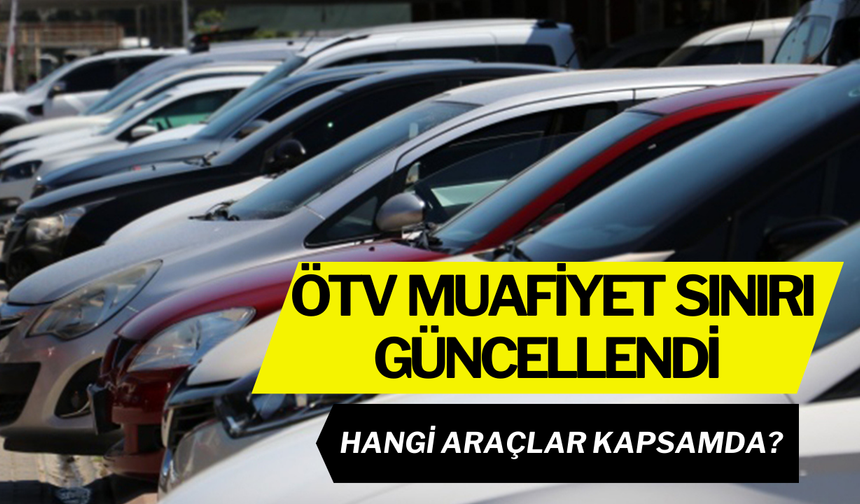 2026 Yılı Engelli Araç ÖTV Muafiyet Sınırı Güncellendi