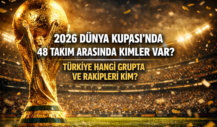 2026 Dünya Kupası'nda Türkiye Hangi Grupta Rakipleri Kim Oldu?  48 Takım Arasında Kimler Var?