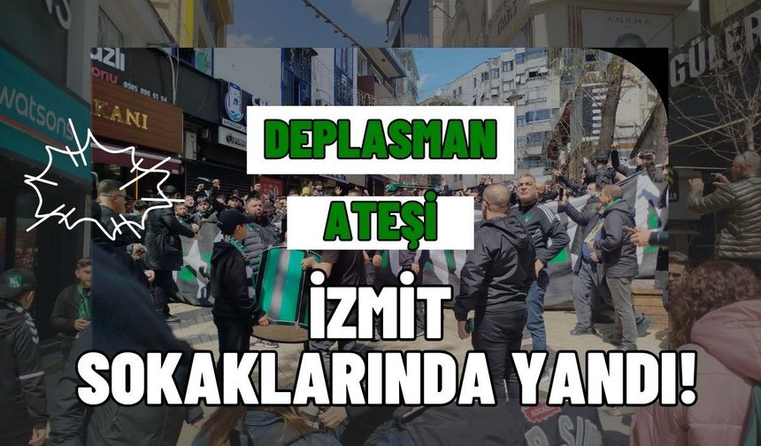 İzmit'te Deplasman Ateşi Yandı