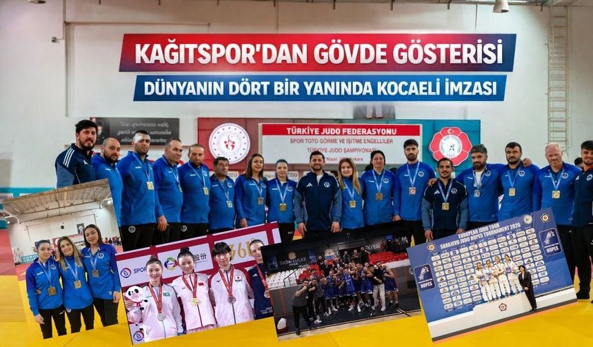 Puan Durumu Değil Madalya Sayıyor:  Kocaeli Kağıtspor Girdiği Her Arenayı Altın Madalyaya Boyadı