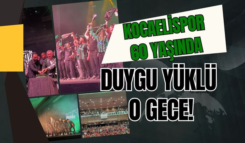 Efsane Forma Sahnede, Gözyaşları Sel Oldu: Kocaelispor’un 60. Yaşında Tarihi Buluşma