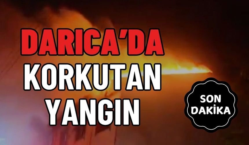 Darıca'da Korkutan Yangın