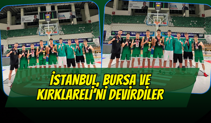 İstanbul, Bursa ve Kırklareli’ni Devirdiler: Çayırova’nın Gençlerinden Pota Altında Dev Başarı