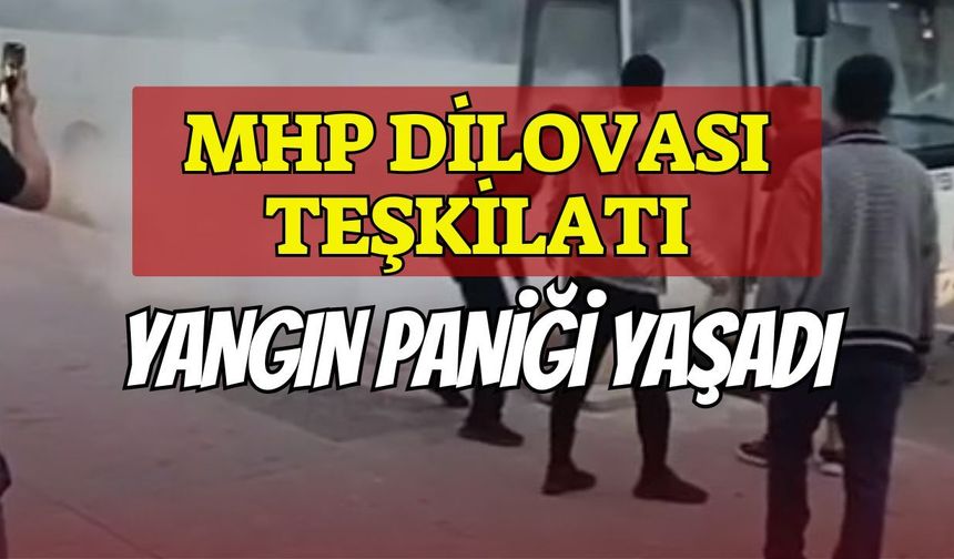 MHP Dilovası Teşkilatını Taşıyan Otobüste Yangın Paneli! Yolcular Son Anda Tahliye Edildi