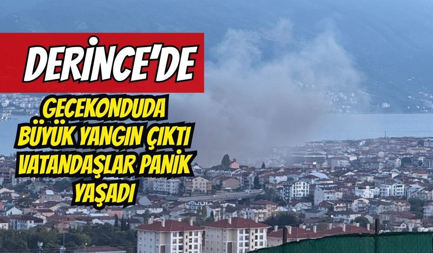 Kocaeli'de Korkutan Gecekondu Yangını: Mahalleli Sokağa Döküldü, Kundaklama Şüphesi Var!