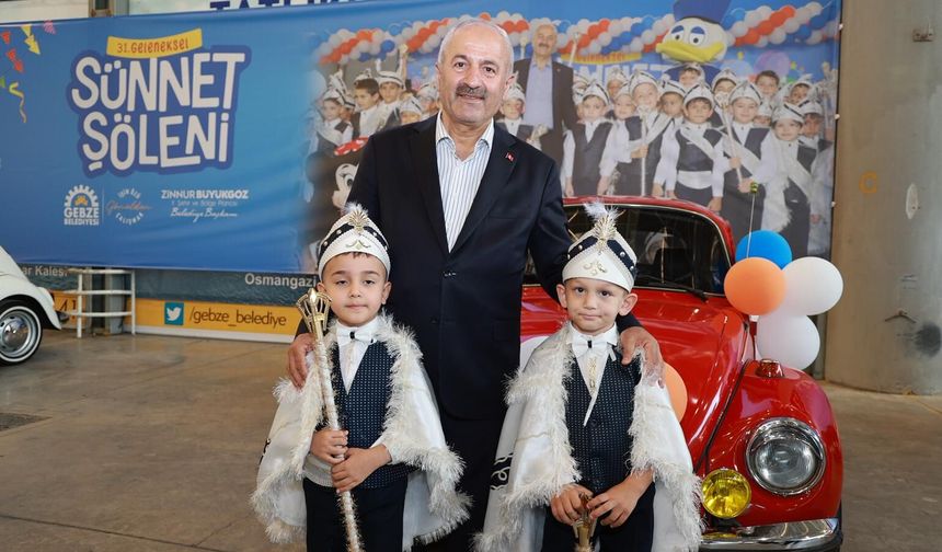Gebze'de 31 Yıllık Gelenek Bozulmadı: Sünnet Şöleninde Mehteranlı, Coşkulu Kutlama!