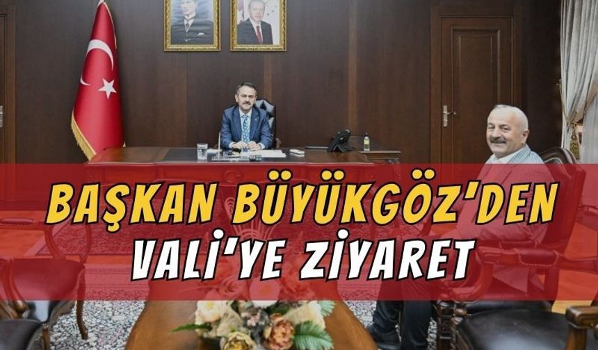 Gebze’nin geleceği konuşuldu: Başkan Büyükgöz’den Vali’ye ziyaret