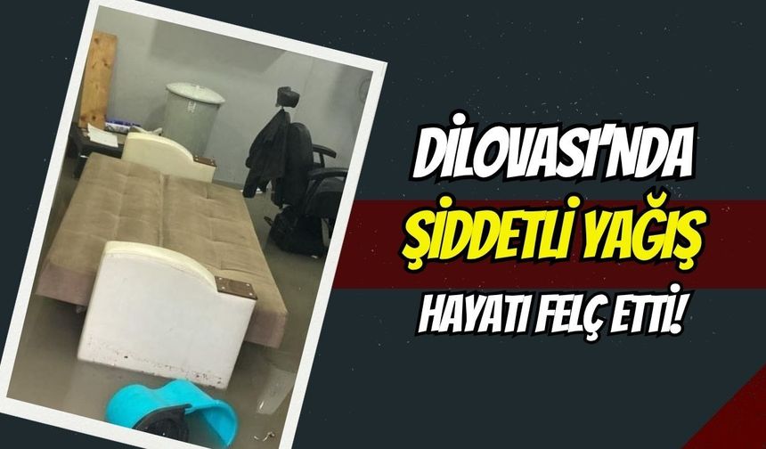 Dilovası'nda Şiddetli Yağış Hayatı Felç Etti: Alt Geçitler ve Ana Yollar Sular Altında Kaldı