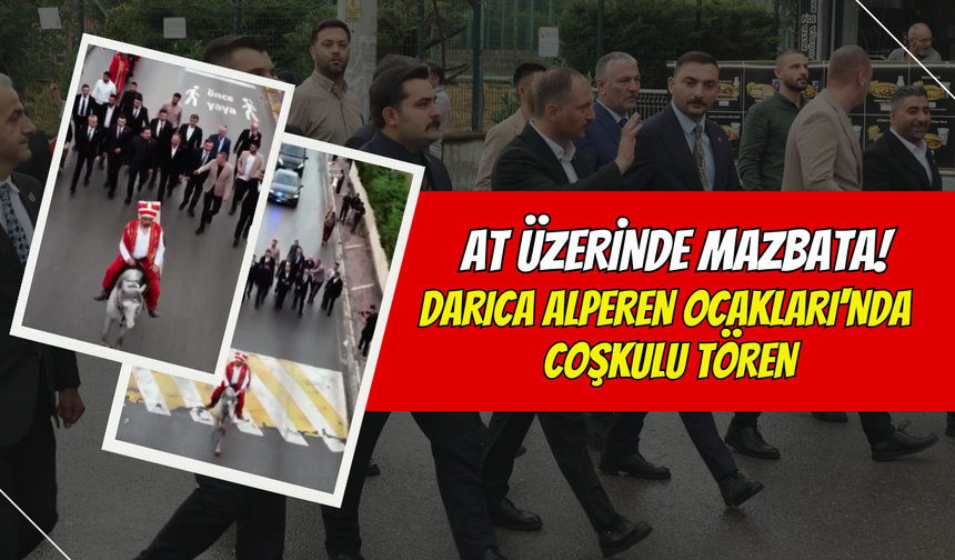 At Üzerinde Mazbata! Darıca Alperen Ocakları'nda Coşkulu Tören