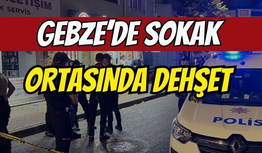 Gebze’de sokak ortasında dehşet: İki grup çatıştı, 1 kişinin durumu ağır!