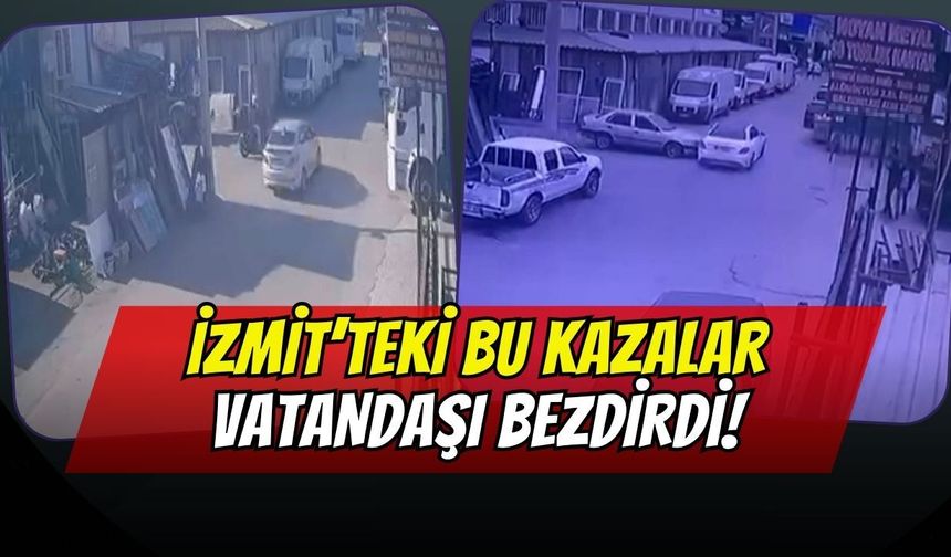 İzmit'teki Bu Kazalar Vatandaşı Bezdirdi