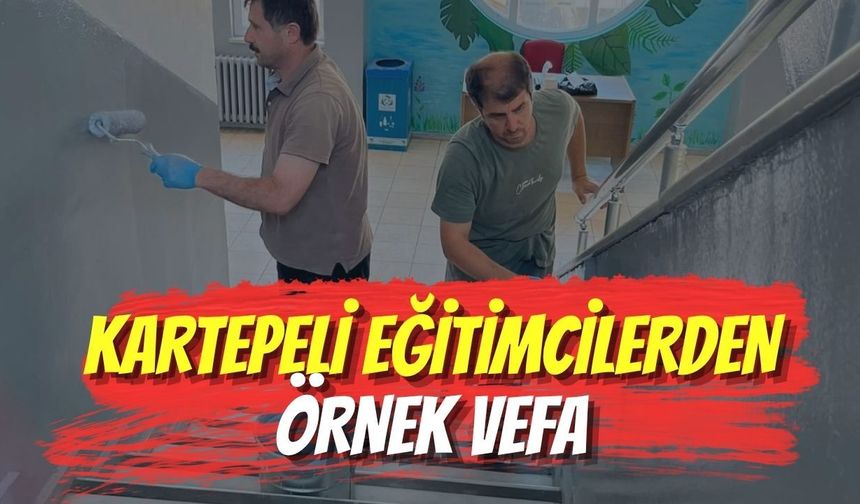 Kartepeli Eğitimcilerden Örnek Vefa