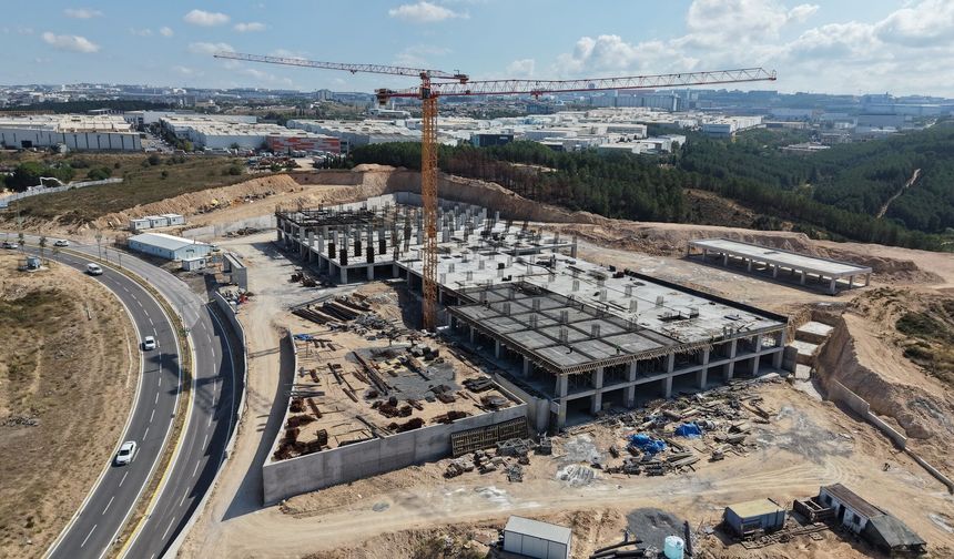 Çayırova Devlet Hastanesi İnşaatı Hızla Yükseliyor: İkinci Kat Çalışmaları Başladı!
