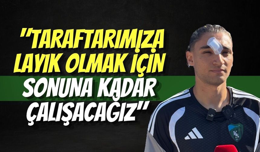"Taraftarımıza Layık Olmak İçin Sonuna Kadar Çalışacağız"
