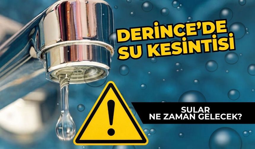 Kocaeli'de Su Kesintisi! Sular Ne Zaman Gelecek? 17 Ağustos 2026