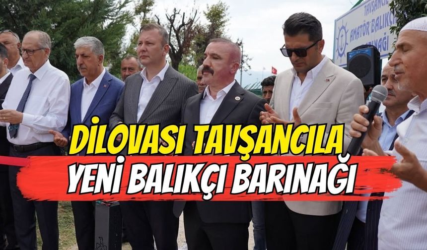 Dilovası Tavşancıl’a yeni balıkçı barınağı