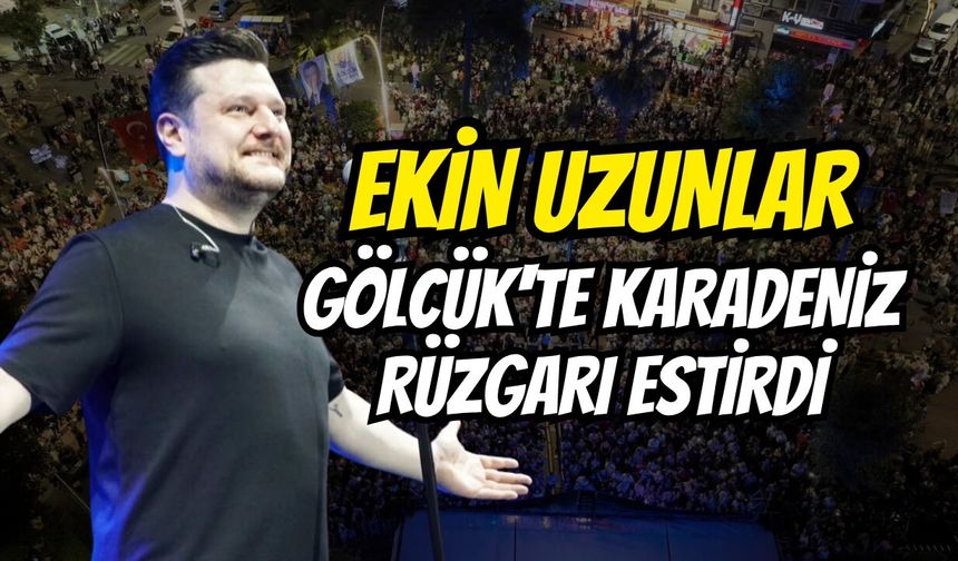 Ekin Uzunlar Gölcük'te Karadeniz Rüzgarı Estirdi
