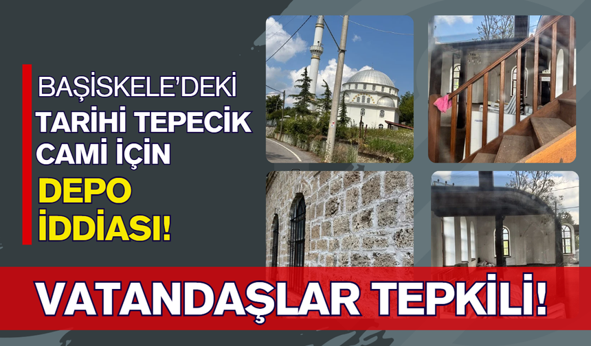 Başiskele'deki Tarihi Tepecik Camii İçin Depo İddiası