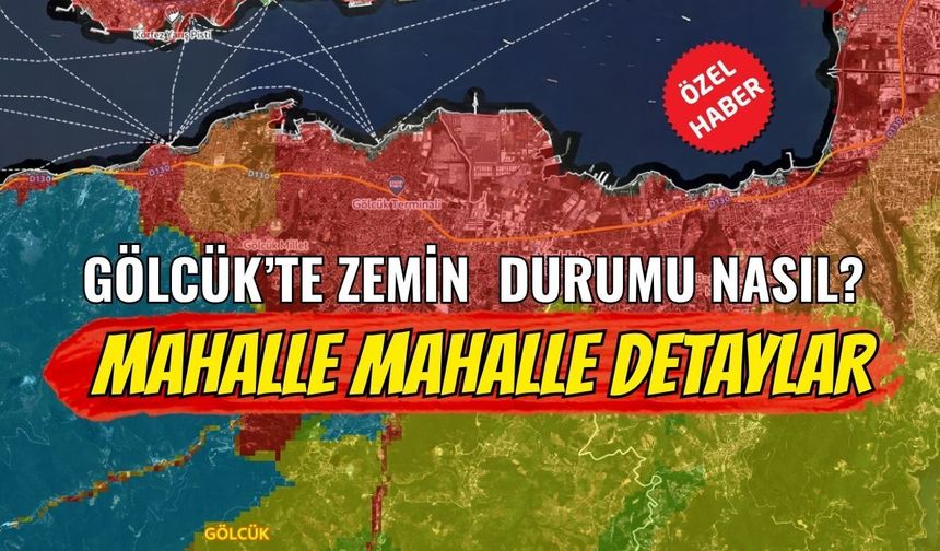 Gölcük'te zemin durumu nasıl?
