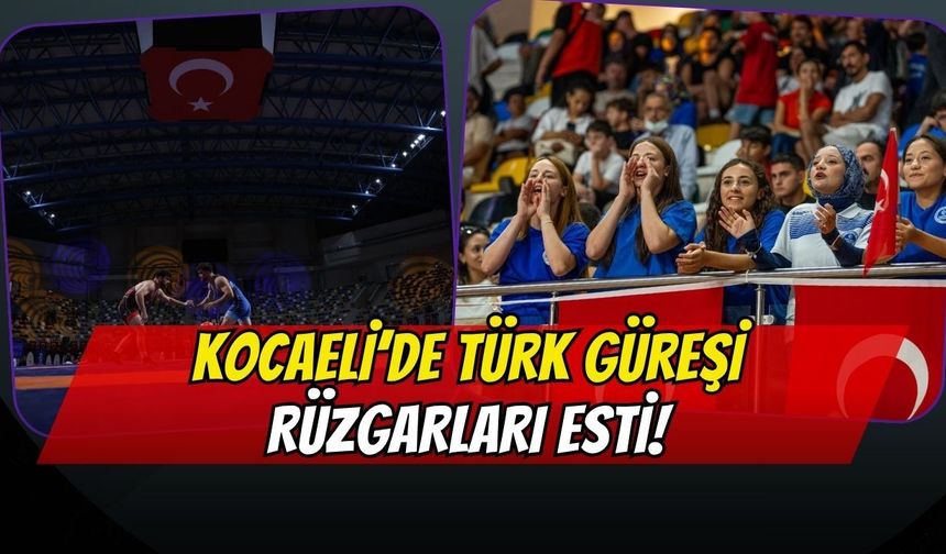 Kocaeli'nde Türk Güreşi Rüzgarı
