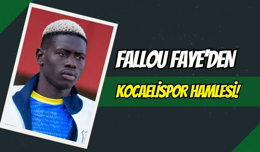 Fallou Faye’den Kocaelispor Hamlesi