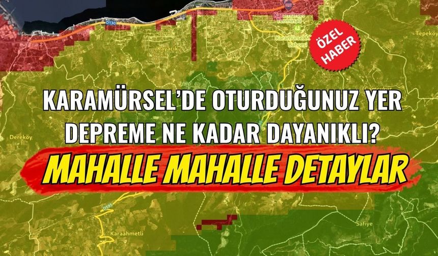 Karamürsel’de hangi mahalle daha sağlam?