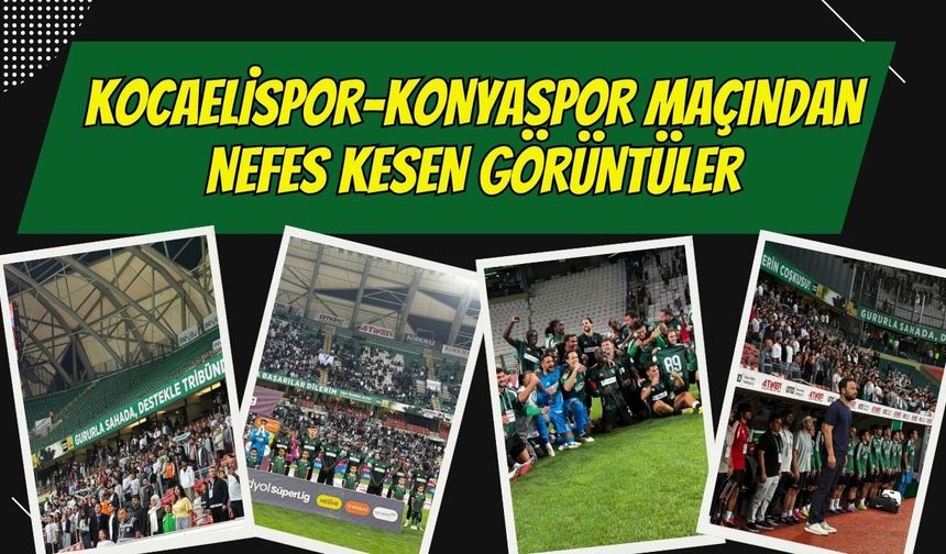 Kocaelispor-Konyaspor Maçından Görüntüler...