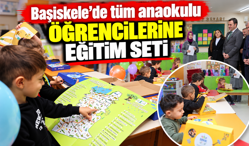 Başiskele’de tüm anaokulu öğrencilerine eğitim seti
