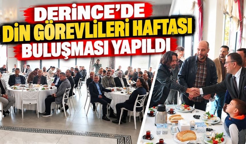 Derince’de Din Görevlileri Haftası Buluşması Yapıldı