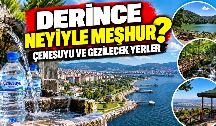 Derince neyiyle meşhur? Çenesuyu ve gezilecek yerler