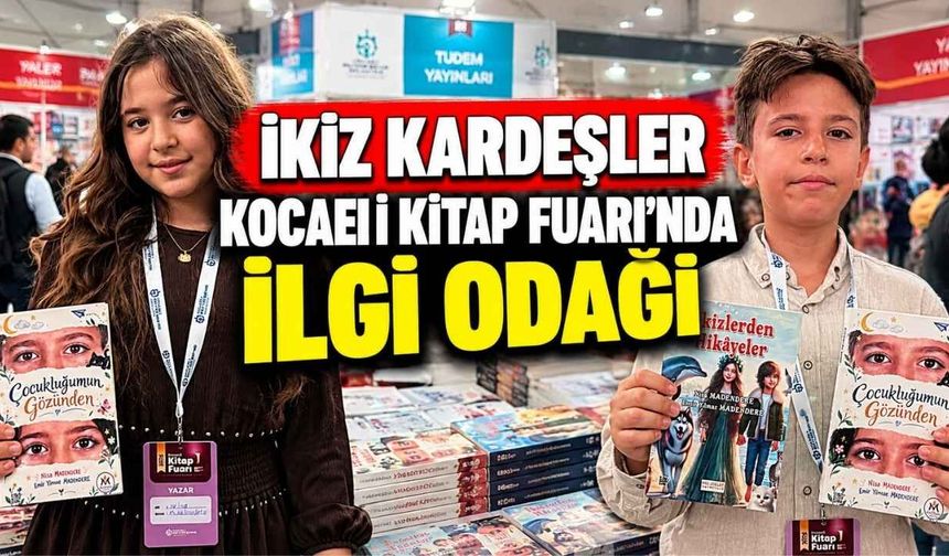 İkiz Kardeşler Kocaeli Kitap Fuarı’nda İlgi Odağı