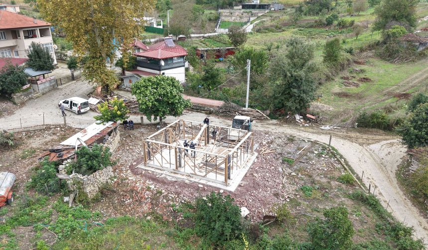 Kandıra’da şehit babası için yeni ev yapılıyor