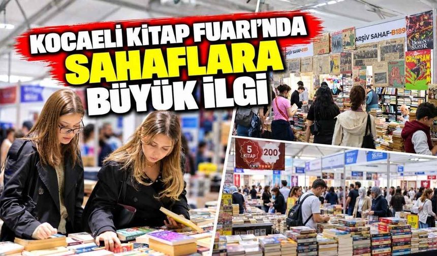 Kocaeli Kitap Fuarı’nda Sahaflara Büyük İlgi