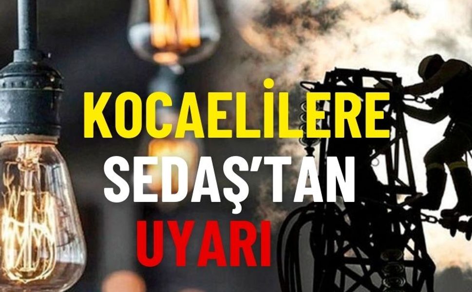 Elektrikler ne zaman gelecek? SEDAŞ Kocaeli için saat verdi
