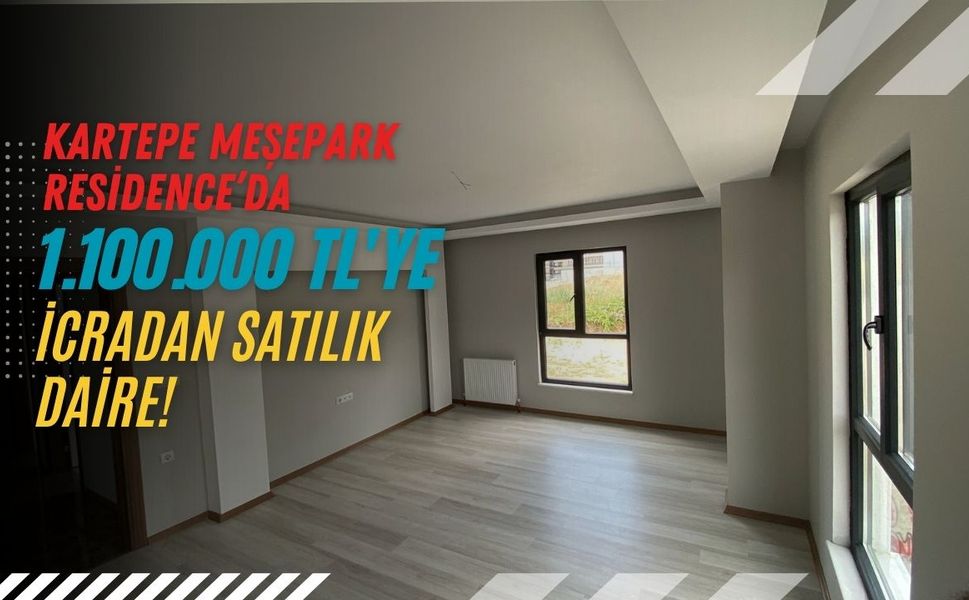 Kartepe Meşepark Residence’da 1.100.000 TL'ye İcradan Satılık Daire!