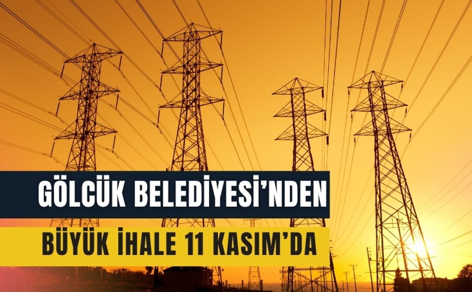 Gölcük Belediyesi’nden Büyük İhale 11 Kasım'da!
