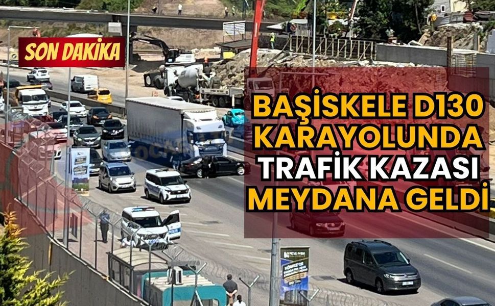 Başiskele D-130’da Korkutan Kaza: Tır ile Otomobil Çarpıştı, Trafik Yoğunluğu Oluştu