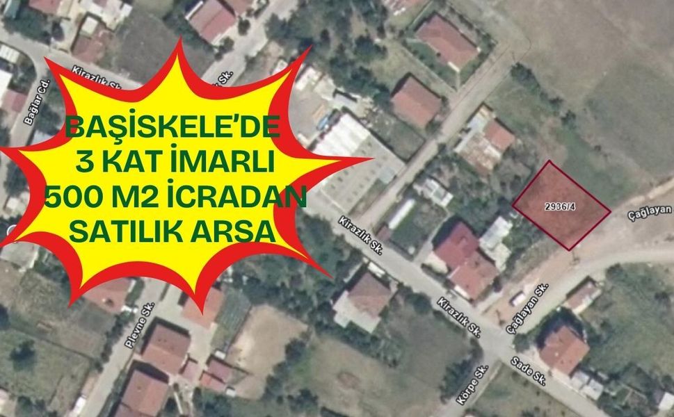 Başiskele'de 3 Kat Konut İmarlı 500 m² Arsa İcradan Satışa Çıkıyor! İşte Başvuru Tarihleri