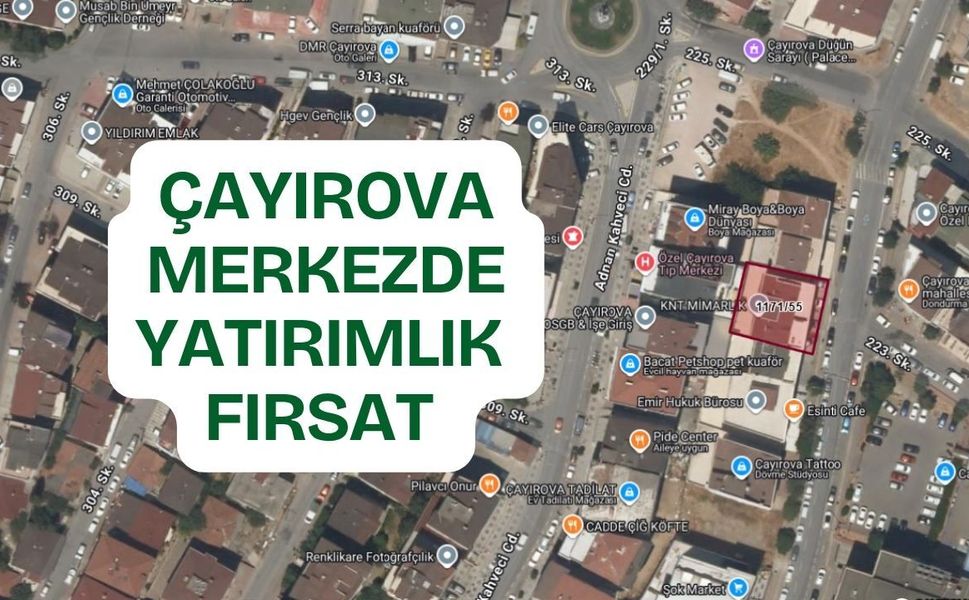 Çayırova Merkezde Yatırımlık Fırsat! İcradan Satılık Dubleks Çatı Piyesli İş Yeri