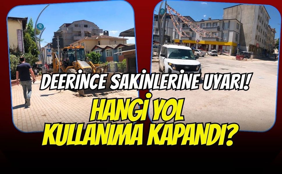 Derince Sürücüleri Dikkat! Hangi Yol Kullanıma Kapandı?