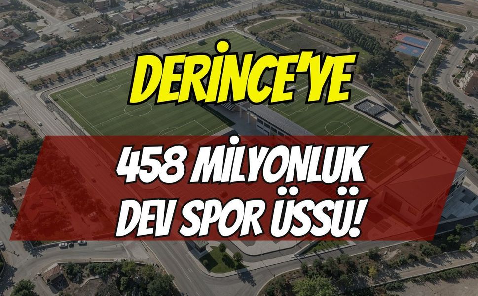 Derince’ye 458 Milyonluk Dev Spor Üssü! Sporcu Gençlik Eğitim Merkezi İhalesi Tamamlandı