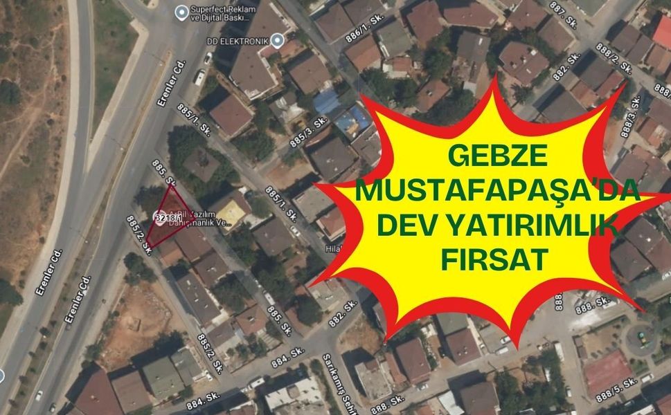 Gebze Mustafapaşa’da Yatırımlık Fırsat! İcra Dairesinden Milyonluk 2 Dev Arsa İhale Yoluyla Satışta